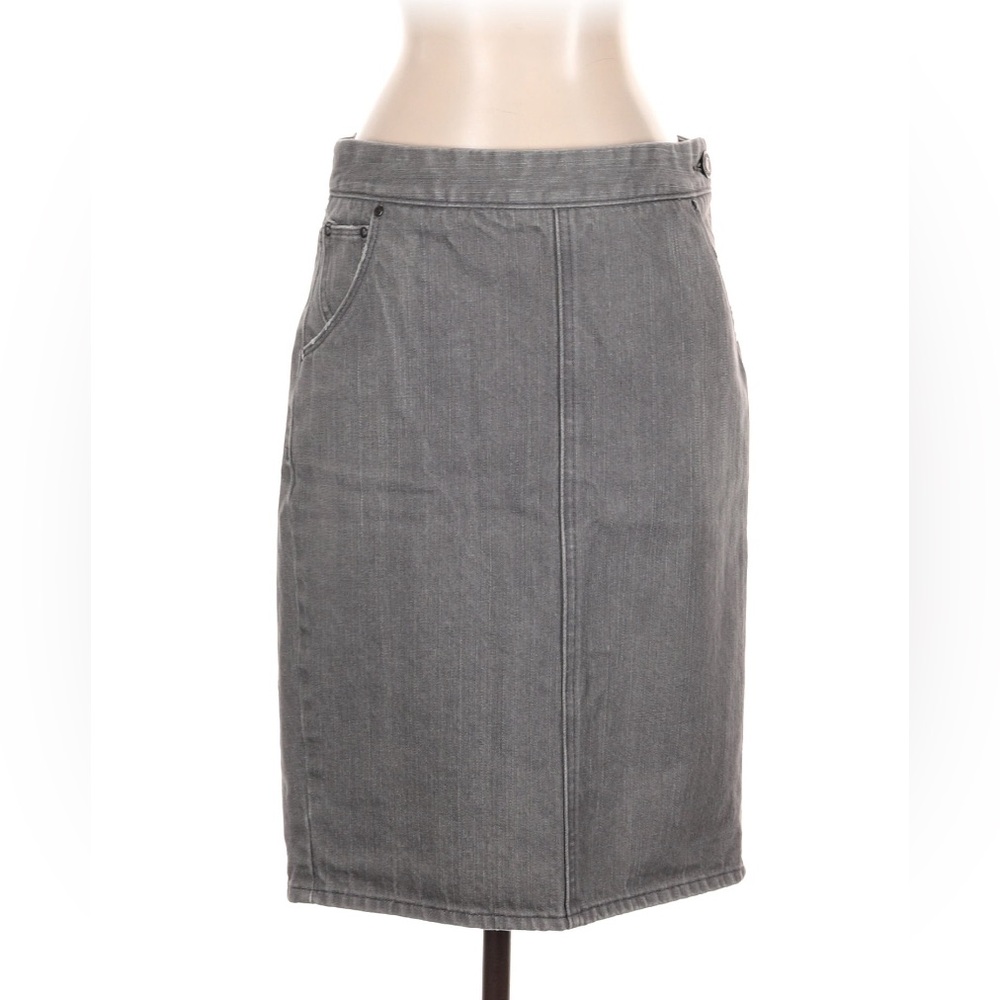 Gap Gray Denim Skirt Size 4